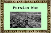 Persian War. King Darrius I -King Darius initiated the Persian Wars, to expand his empire to Greece. -He also wanted to punish the Athenians and the Eretrians.