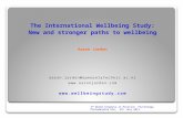 2 nd World Congress on Positive Psychology, Philadelphia USA, 25 th July 2011 The International Wellbeing Study: New and stronger paths to wellbeing aaron.jarden@openpolytechnic.ac.nz.