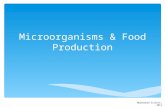Microorganisms & Food Production Noadswood Science, 2012.