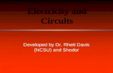 1 1 Electricity and Circuits Developed by Dr. Rhett Davis (NCSU) and Shodor.