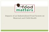 1 d 1 Impacts of an Industrialized Food System on Maternal and Child Health.