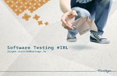 Software Testing #IRL jorgen.austvik@kantega.no. Agenda Why Software Testing Software Testing Principles – Exhaustive testing is impossible – Early Testing.