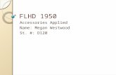 FLHD 1950 Accessories Applied Name: Megan Westwood St. #: D120.