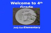 Welcome to 4 th Grade Jenks East Elementary. Specials Music Art Physical Education.