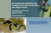 UV Advanced Oxidation for Treatment of Taste and Odor and Algal Toxins Ohio AWWA Annual Conference Research Workshop September 20, 2011 Erik Rosenfeldt,
