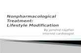 By jamshid najafian Internist cardiologist.  Lifestyle modification is indicated for all patients with hypertension, regardless of drug therapy.  It.
