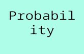 Probability. Experiment Something capable of replication under stable conditions. Example: Tossing a coin.