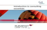 Introduction to consulting essentials Calvert Markham.
