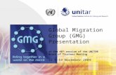 12 – 13 November 2009 Global Migration Group (GMG) Presentation at the 48 th session of the UNITAR Board of Trustees Meeting.