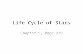 Life Cycle of Stars Chapter 9, Page 279. Building Blocks Matter Energy.