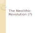 The Neolithic Revolution (?). Books to read Robert J. Wenke. Patterns in Prehistory: Humankind’s First Three Million Years Charles Keith Maisels. The.