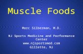 Muscle Foods Marc Silberman, M.D. NJ Sports Medicine and Performance Center  Gillette, NJ.