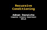 Recursive Conditioning Adnan Darwiche Computer Science Department UCLA.