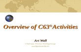 Overview of C63 ® Activities Overview of C63 ® Activities Art Wall Chairman, Wireless Working Group awall@atlanticbb.net.