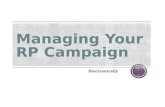 Managing Your RP Campaign Electronically.  Main ASHRAE Page     Private RP Page   .