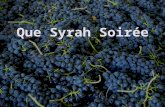 Que Syrah Soirée. Our Greeting Wine Chateau de Campuget Tradition de Campuget 2012 60% Roussanne, 30% Grenache Blanc, 10% Marsanne Climate is Mediterranean.