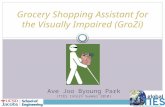 Grocery Shopping Assistant for the Visually Impaired (GroZi) Ave Joo Byoung Park (TIES Intern Summer 2010)