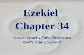Ezekiel Chapter 34 Theme: Israel’s False Shepherds; God’s True Shepherd.