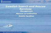 Management Mission Co-ordination Mobile Facilities Swedish Search and Rescue Services.