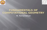 Fundamentals of computational geometry M. Ramanathan STTP CAD 2011.