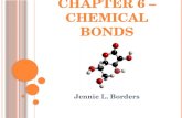 C HAPTER 6 – C HEMICAL B ONDS Jennie L. Borders. S TANDARDS SPS1. Students will investigate our current understanding of the atom b. Compare and contrast.