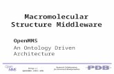 Research Collaboratory for Structural Bioinformatics  Macromolecular Structure Middleware OpenMMS An Ontology Driven Architecture.