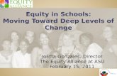 JoEtta Gonzales, Director The Equity Alliance at ASU February 15, 2011.