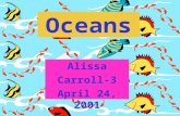 Oceans Alissa Carroll-3 April 24, 2001. Vegetation Submerged aquatic vegetation provides habitat and forage for waterfowl and fish. It also supplies effective