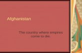 Afghanistan The country where empires come to die.