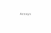 Arrays. What is an Array? An array is a way to structure multiple pieces of data of the same type and have them readily available for multiple operations.