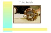 Third Isaiah Isaiah 56-66 has long been considered the work of a third author This author has been labeled Trito Isaiah, or Third Isaiah We do not know.