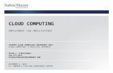 CLOUD COMPUTING EMPLOYMENT LAW IMPLCIATIONS LEXPERT CLOUD COMPUTING CONFERENCE 2012 CLOUD COMPUTING: A PRACTICAL APPROACH PETER C. STRASZYNSKI 416-777-5447.