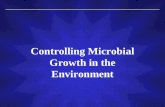 Controlling Microbial Growth in the Environment. Many types of chemical and physical microbial controls Modes of action fall into two basic categories.