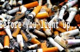 Cigarette smoke contains around 4,000 chemicals The average yield of U.S. cigarettes is about 12 mg tar,.88 mg nicotine, and 14 mg carbon monoxide.