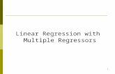 Linear Regression with Multiple Regressors 1. Outline  Omitted variable bias  Population Multiple Regression Model  OLS Estimator  Measures of fit.