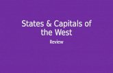 States & Capitals of the West Review. Colorado (Denver)