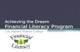 Achieving the Dream Financial Literacy Program Los Angeles Harbor College.
