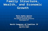Family Structure, Wealth, and Economic Growth Maria Sophia Aguirre Department of Economics The Catholic University of America Washington, DC World Congress.