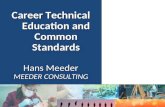 1 By Hans Meeder Meeder Consulting Group Hans@MeederConsulting.com Career Technical Education and Common Standards Hans Meeder MEEDER CONSULTING.
