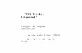 "CMS Tracker Alignment" A magyar CMS-csoport szemináriuma Vesztergombi György (RMKI) 2011 okt. 17-én, hétfõn, 13.30.