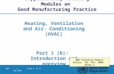 HVAC | Slide 1 of 31 May 2006 Heating, Ventilation and Air- Conditioning (HVAC) Part 1 (b): Introduction and overview Supplementary Training Modules on.
