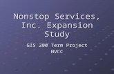Nonstop Services, Inc. Expansion Study GIS 200 Term Project NVCC.