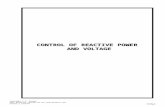 1539pk CONTROL OF REACTIVE POWER AND VOLTAGE Copyright © P. Kundur This material should not be used without the author's consent.