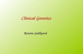 Clinical Genetics Renata Gaillyová. Clinical Genetics Lecture hall - Clinic of pediatric infectious diseases, University Hospital Brno, Children's Hospital.
