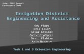 Task 1 and 3 Extension Engineering Guy Fipps Eric Leigh Askar Karimov Former Employees David Flahive Azim Nazarov Irrigation District Engineering and Assistance.