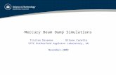 Mercury Beam Dump Simulations Tristan Davenne Ottone Caretta STFC Rutherford Appleton Laboratory, UK November-2008.