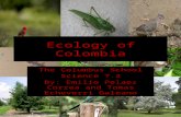 Ecology of Colombia The Columbus School Science 7.2 By: Emilio Pelaez Correa and Tomas Echeverri Galeano.