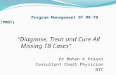 Program Management Of DR-TB (PMDT) “Diagnose, Treat and Cure All Missing TB Cases” Dr Mohan K Prasai Consultant Chest Physician NTC.