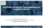 26 juin 2013 3rd July 2013 VENOUS THROMBOEMBOLISM AND CANCER Copyright © 1093790 (OPIC 28/02/2012) TREATMENT OF VENOUS THROMBOEMBOLISM IN CANCER PATIENTS.
