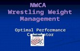 NWCA Wrestling Weight Management Optimal Performance Calculator.